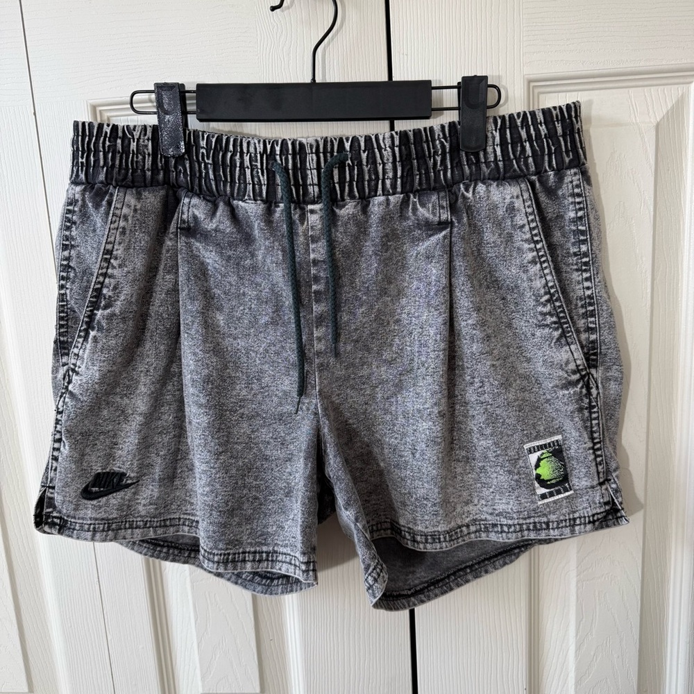 Nike Vintage Andre Agassi Challenge Court Acid Wash Denim Shorts Men Size Medium